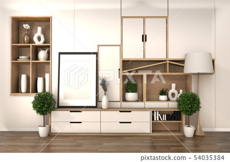wooden cabinet on room shelf wall minimalist wooden cabinet on room shelf wall minimalist 54035384