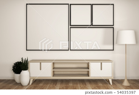 fames and cabinet in modern empty room Japanese fames and cabinet in modern empty room Japanese 54035397