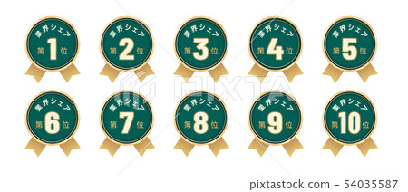 行業份額排名標籤最佳10套 54035587