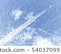 Sparkling landscape of contrails, wakes and sea 1-Overview CG-12 54037099