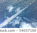Sparkling landscape of contrails, wakes and sea 1-Overview CG-13 54037100