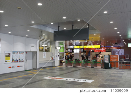 Gala Yuzawa Station (Wicket entrance) in winter Gala Yuzawa Station (Wicket entrance) in winter 54039009