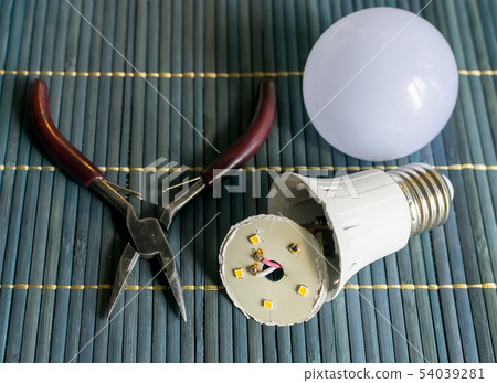 disassembled led household lamp 54039281