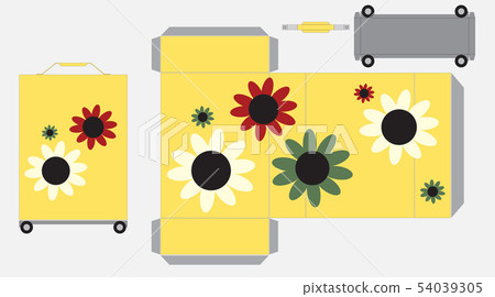 Paper Model of Travel bag 54039305