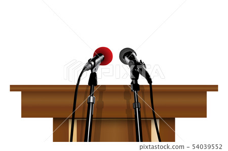 microphone on the lectern 54039552