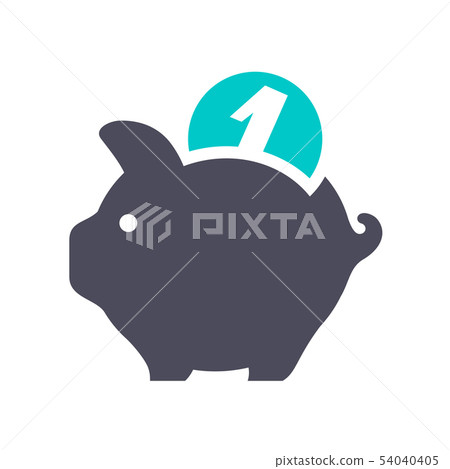 New gray turquoise icon on a white background New gray turquoise icon on a white background 54040405