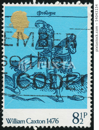 Vintage stamp printed in Great Britain 1976 shows Vintage stamp printed in Great Britain 1976 shows 54043134