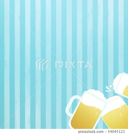 背景 - 啤酒 - 乾杯 - 條紋 - 藍 背景 - 啤酒 - 乾杯 - 條紋 - 藍 54045121