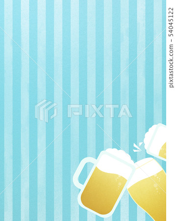 背景 - 啤酒 - 乾杯 - 條紋 - 藍 背景 - 啤酒 - 乾杯 - 條紋 - 藍 54045122