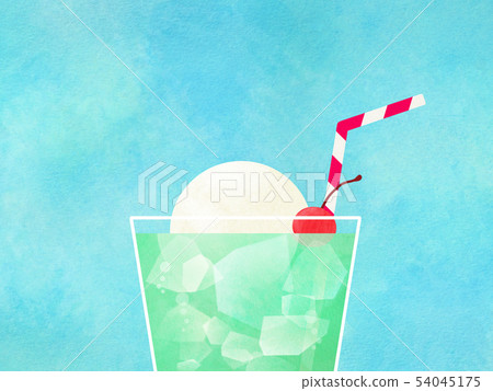 Background-Summer-Cream Soda-Blue 54045175