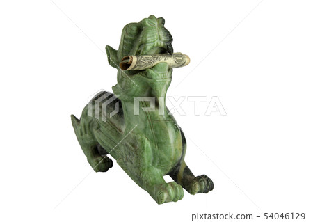 Set Jade Pixiu is Chinese lucky animal of china 54046129
