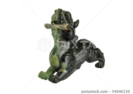 Jade Pixiu is Chinese lucky animal of china eat 54046130