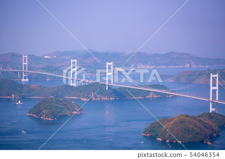 從Kamotoshi觀察公園看到的Kurushima Kaikyo橋 54046354