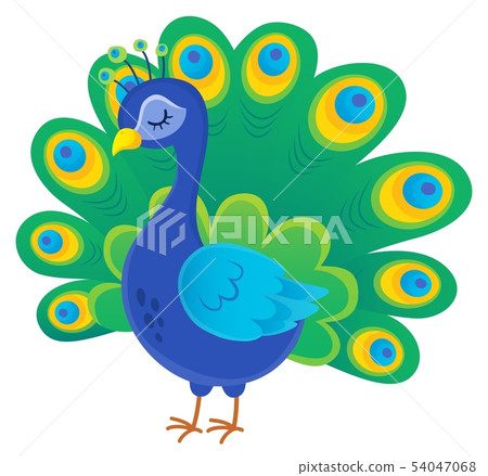 Stylized peacock topic image 1 Stylized peacock topic image 1 54047068
