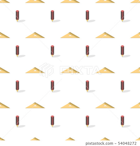 Seamless background from a set of office supplies Seamless background from a set of office supplies 54048272