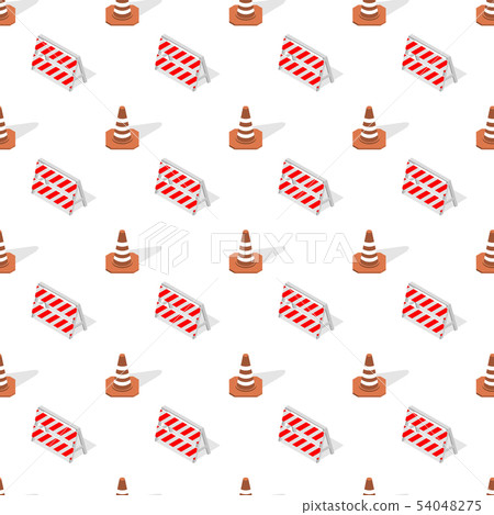 Seamless background from a set of signs road 54048275