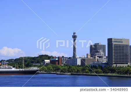從偉大的碼頭風景看見的海洋塔 從偉大的碼頭風景看見的海洋塔 54048993