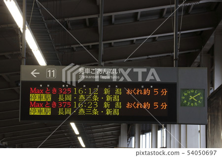 Shinkansen comprehensive system (COSMOS) display (Joeshi Shinkansen Urasa Station) 54050697