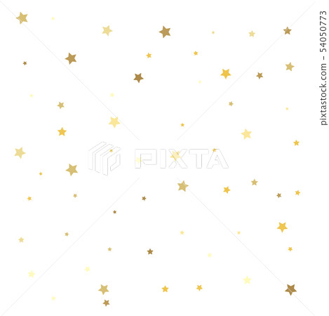 Gold stars. Confetti celebration 54050773