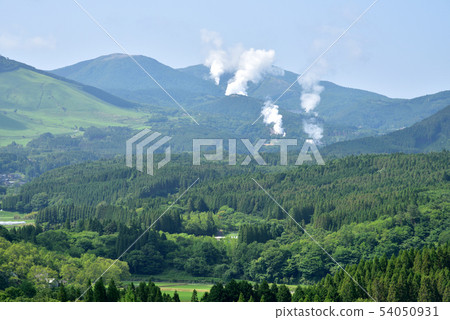 Myoyu Onsenkyo Hacchobara Geothermal Power Plant Japan's largest geothermal power plant Kuju-cho, Oita Prefecture Myoyu Onsenkyo Hacchobara Geothermal Power Plant Japan's largest geothermal power plant Kuju-cho, Oita Prefecture 54050931