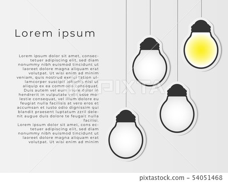 Business creativity inspiration and ideas concepts 54051468