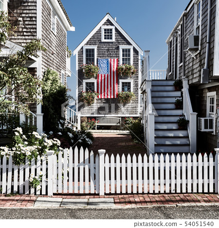 United States flag in Provincetown, Massachusetts 54051540