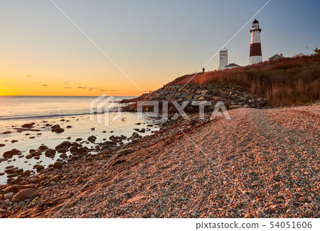 Montauk Lighthouse and beach Montauk Lighthouse and beach 54051606