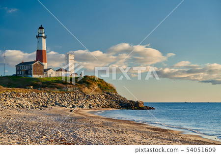 Montauk Lighthouse and beach Montauk Lighthouse and beach 54051609