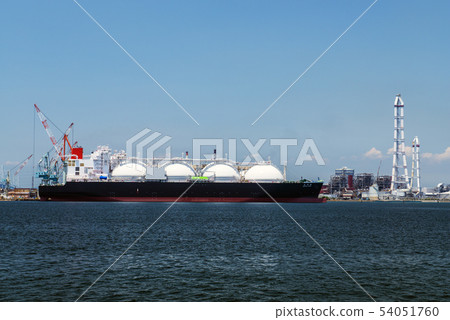 LNG carrier carrying thermal power plant and liquefied natural gas 54051760