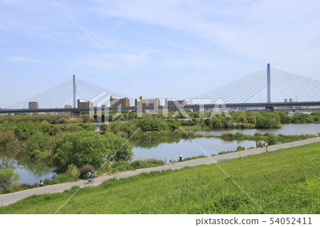 鴨川：在Johoku Wand（大阪市） 54052411