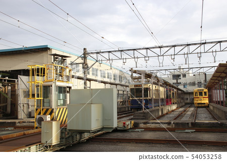 Arakawa line No. 6086 Arakawa garage (lifting the national flag) Arakawa line No. 6086 Arakawa garage (lifting the national flag) 54053258