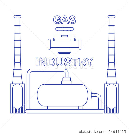 Gas processing plant Gas filter. 54053425