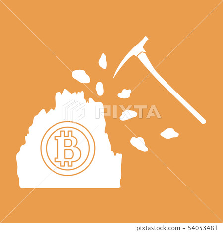 Mining of bitcoins Digital currency. Mining of bitcoins Digital currency. 54053481