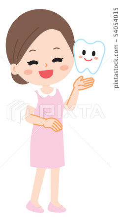 Dental hygienist dental assistant illustration 54054015