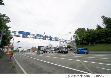 Sapporo City Hitsugaoka Street (near Hitsujigaoka Fukuzumi-Gion Dori intersection in Toyohira Ward) 54054256