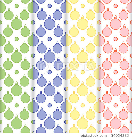 4 Christmas, New Year 2019 seamless pattern 4 Christmas, New Year 2019 seamless pattern 54054283