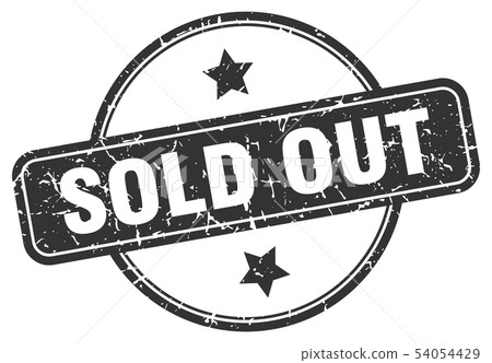sold out grunge stamp sold out grunge stamp 54054429