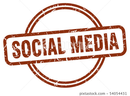 social media stamp 54054431