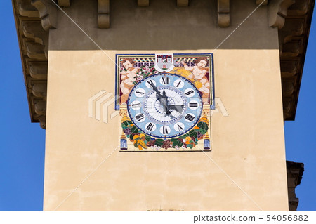 Architectural detail on Napajedla town hall 54056882