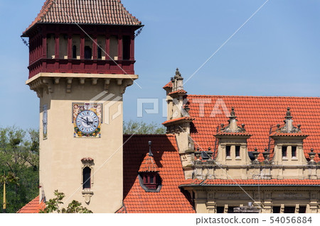 Architectural detail on Napajedla town hall 54056884