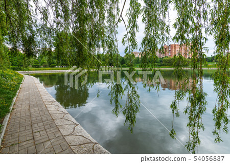 Beautiful landscape in Friendship Park in Moscow, Russia Beautiful landscape in Friendship Park in Moscow, Russia 54056887