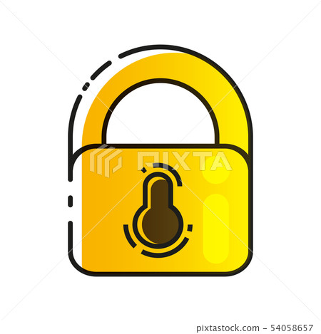 Lock Icon Vector. Lock Vector Design. Sign Design. 54058657
