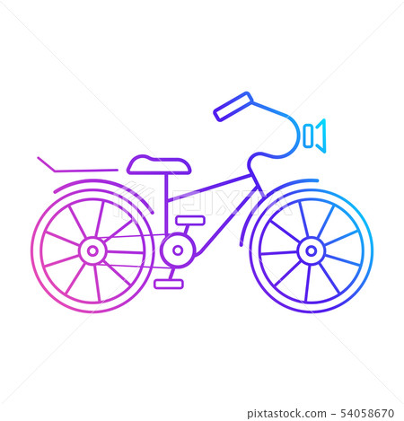 Bicycle Icon. Ready For Your Design, Greeting Card 54058670