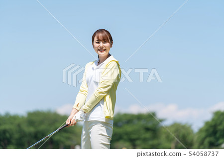 Golf Women Golf course Golfer image Golf Women Golf course Golfer image 54058737