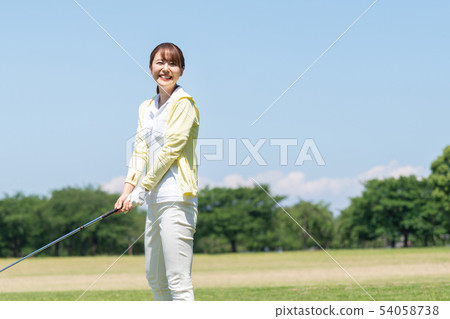 Golf Women Golf course Golfer image Golf Women Golf course Golfer image 54058738