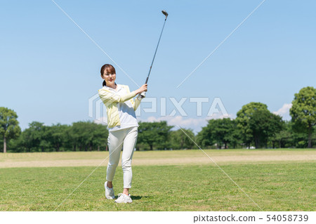 Golf Women Golf course Golfer image Golf Women Golf course Golfer image 54058739