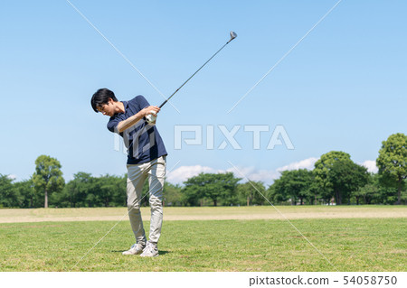 高爾夫球高爾夫球場高爾夫球手圖像 54058750