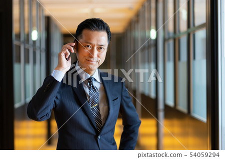 middle businessman middle businessman 54059294