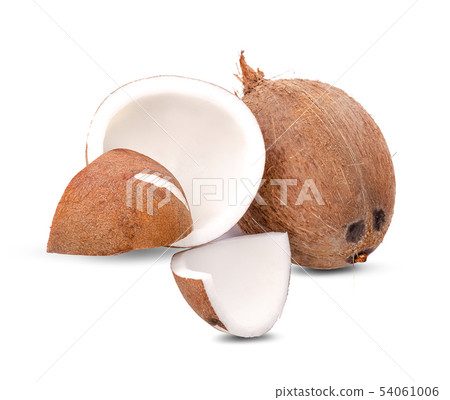 coconuts isolated on the white background 54061006