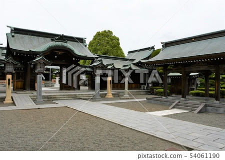 Yatsushiro城堡在雨中，八代宮 54061190